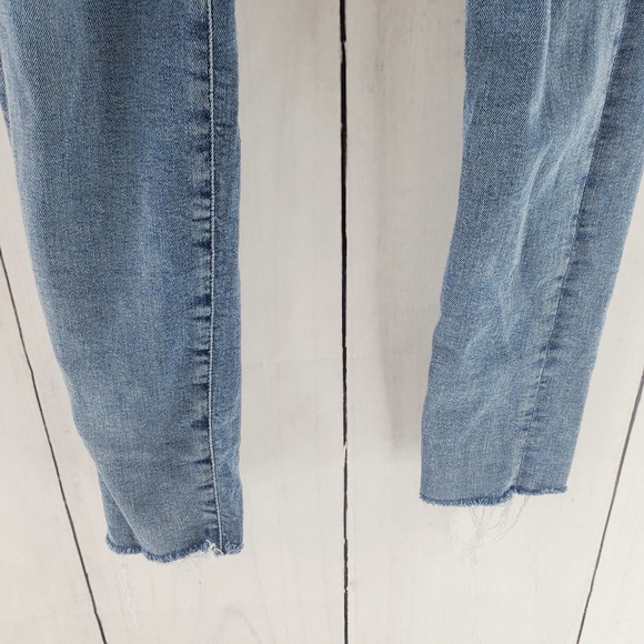 AGOLDE Sophie Mid Rise Skinny Ankle Length Distressed Jeans Women's Size 26 EUC - Picture 8 of 10